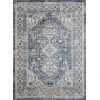 Loomaknoti Kehleigh Awester Blue/Cream EK018 6 ft. 7 in. X 9 ft. 2 in. Rectangle Rug