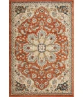 Loomaknoti Malanie Charler Red/Beige EM002 4 ft. X 6 ft. Rectangle Rug