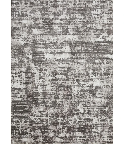 Loomaknoti Rhane Afrey Gray/Cream ER008 6 ft. 7” X 9 ft. 2” Rectangle Rug