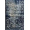 Loomaknoti Aysal Alazah Blue/Cream EAY001 3 ft. 3 in. X 5 ft. 3 in. Rectangle Rug