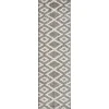 Loomaknoti Vemoa Aslayn Gray/Cream EV002 2 ft. X 6 ft. 7 in. Rectangle Rug