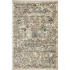 Loomaknoti Celena Asheley Cream/Blue EC006 2 ft. X 3 ft. Rectangle Rug
