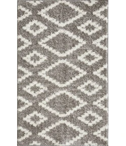 Loomaknoti Vemoa Aslayn Gray/Cream EV002 4 ft. X 6 ft. Rectangle Rug