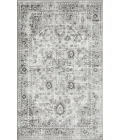 Loomaknoti Rhane Allory Gray/Cream ER014 3 ft. 3” X 5 ft. 3” Rectangle Rug
