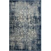 Loomaknoti Aysal Athna Cream/Blue EAY003 3 ft. 3 in. X 5 ft. 3 in. Rectangle Rug