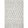 Loomaknoti Kissandrah Barzenski Cream/Gray EKI007 2 ft. X 3 ft. Rectangle Rug