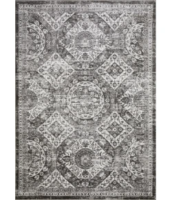 Loomaknoti Rhane Alvezi Gray/Cream ER017 6 ft. 7 in. X 9 ft. 2 in. Rectangle Rug