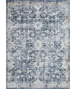 Loomaknoti Kehleigh Azbailie Blue/Cream EK015 7 ft. 10 in. X 9 ft. 10 in. Rectangle Rug