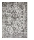 Loomaknoti Rhane Allory Gray/Cream ER014 6 ft. 7” X 9 ft. 2” Rectangle Rug