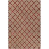 Chandra AARUSHI AAR-44002 5 ft. X 7 ft. 6 in. Rect. Rug - Tan, Red