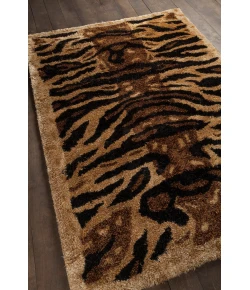 Chandra AMAZON AMA-5603 5 ft. X 7 ft. 6 in. Rect. Rug - Tan, Gold, Brown, Black