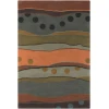 Chandra ANTARA ANT-117 7 ft. 9 in. X 10 ft. 6 in. Rect. Rug - Grey, Orange, Multi