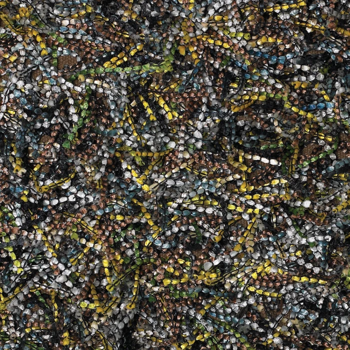 Chandra ASTRID Yellow,Brown,Green,Blue,Ivory AST-14300 9ft. x 13ft. Rect. Rug