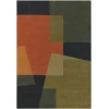 Chandra BENSE GARZA BEN-3014 7 ft. 9 in. X 10 ft. 6 in. Rect. Rug - Green, Orange