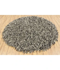 Chandra CYRAH Black,Taupe,Ivory CYR-10802 7ft.9in. Round Rug