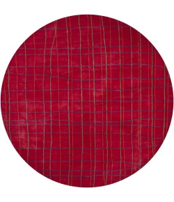 Chandra DAISA DAI-11 7 ft. 9 in. Round Rug - Red, Green, Blue, Orange