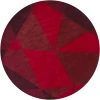 Chandra DAISA DAI-9 7 ft. 9 in. Round Rug - Red, Burgundy