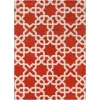 Chandra DAVIN DAV-25805 7 ft. X 10 ft. Rect. Rug - Orange, White