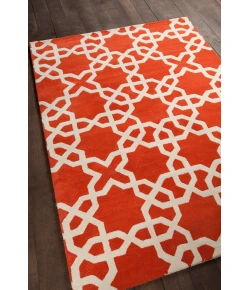 Chandra DAVIN DAV-25805 7 ft. X 10 ft. Rect. Rug - Orange, White