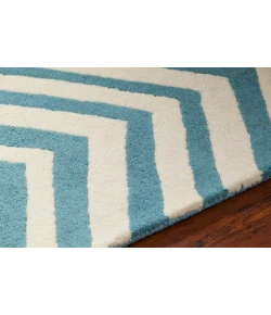 Chandra DAVIN DAV-25807 5 ft. X 7 ft. Rect. Rug - White, Blue