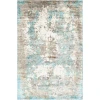 Chandra DAWN DAW-52308 7 ft. 9 in. X 10 ft. 6 in. Rect. Rug - Blue, Brown, White
