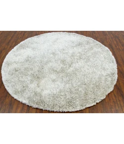 Chandra DIOR DIO-14400 7 ft. 9 in. Round Rug - White, Black