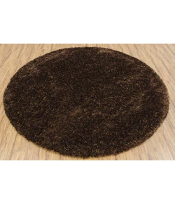Chandra DIOR DIO-14402 7 ft. 9 in. Round Rug - Brown, Black