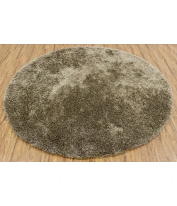 Chandra DIOR DIO-14403 7 ft. 9 in. Round Rug - Taupe, Black