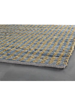 Chandra EASTON EAS-7202 7 ft. 9 in. X 10 ft. 6 in. Rect. Rug - Blue, Tan, Grey