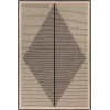 Chandra ELYZA ELY-51600 7 ft. 9 in. X 10 ft. 6 in. Rect. Rug - Beige, Black