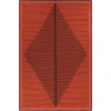 Chandra ELYZA ELY-51603 5 ft. X 7 ft. 6 in. Rect. Rug - Rust, Black