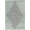 Chandra ELYZA ELY-51604 7 ft. 9 in. X 10 ft. 6 in. Rect. Rug - Green, Grey