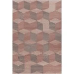 Chandra ESME ESM-50601 5 ft. X 7 ft. 6 in. Rect. Rug - Red, Brown
