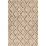 Chandra ETHEL ETH-52800 5 ft. X 7 ft. 6 in. Rect. Rug - Blue, Grey, Natural