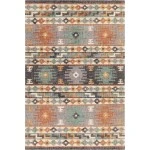 Chandra ETHEL ETH-52801 5 ft. X 7 ft. 6 in. Rect. Rug - Green, Grey, Black, Rust, Gold