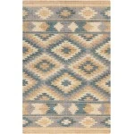 Chandra ETHEL ETH-52805 5 ft. X 7 ft. 6 in. Rect. Rug - Blue, Grey, Gold, Beige