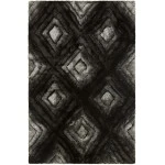 Chandra FLEMISH FLE-51101 5 ft. X 7 ft. 6 in. Rect. Rug - Grey, Black, Charcoal