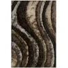 Chandra FLEMISH FLE-51110 7 ft. 9 in. X 10 ft. 6 in. Rect. Rug - Grey, Charcoal, Brown