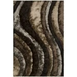 Chandra FLEMISH FLE-51110 5 ft. X 7 ft. 6 in. Rect. Rug - Grey, Charcoal, Brown
