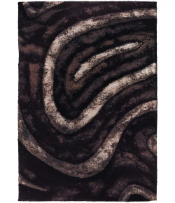 Chandra FLEMISH FLE-51113 7 ft. 9 in. X 10 ft. 6 in. Rect. Rug - Brown, Beige, Black