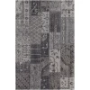 Chandra FUSION FUS-26302 5 ft. X 7 ft. 6 in. Rect. Rug - Grey, Charcoal, Black
