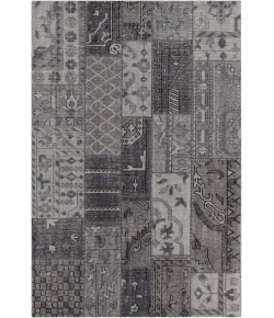 Chandra FUSION FUS-26302 7 ft. 9 in. X 10 ft. 6 in. Rect. Rug - Grey, Charcoal, Black
