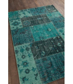 Chandra FUSION FUS-26303 7 ft. 9 in. X 10 ft. 6 in. Rect. Rug - Teal, Black