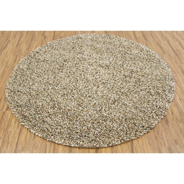 Chandra GEMS Taupe,Ivory,Tan GEM-9603 7ft.9in. Round Rug