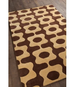 Chandra INHABIT INH-21600 7 ft. 9 in. X 10 ft. 6 in. Rect. Rug - Brown, Tan