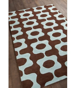 Chandra INHABIT INH-21601 7 ft. 9 in. X 10 ft. 6 in. Rect. Rug - Blue, Brown