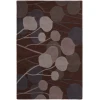 Chandra INHABIT INH-21602 7 ft. 9 in. X 10 ft. 6 in. Rect. Rug - Brown, Grey