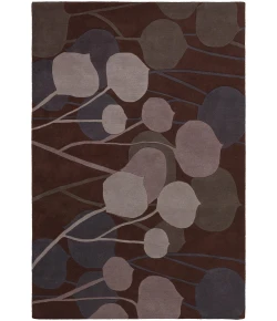 Chandra INHABIT INH-21602 7 ft. 9 in. X 10 ft. 6 in. Rect. Rug - Brown, Grey