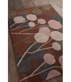 Chandra INHABIT INH-21602 7 ft. 9 in. X 10 ft. 6 in. Rect. Rug - Brown, Grey