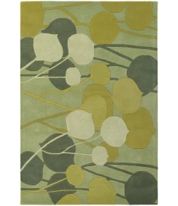 Chandra INHABIT INH-21603 7 ft. 9 in. X 10 ft. 6 in. Rect. Rug - Green